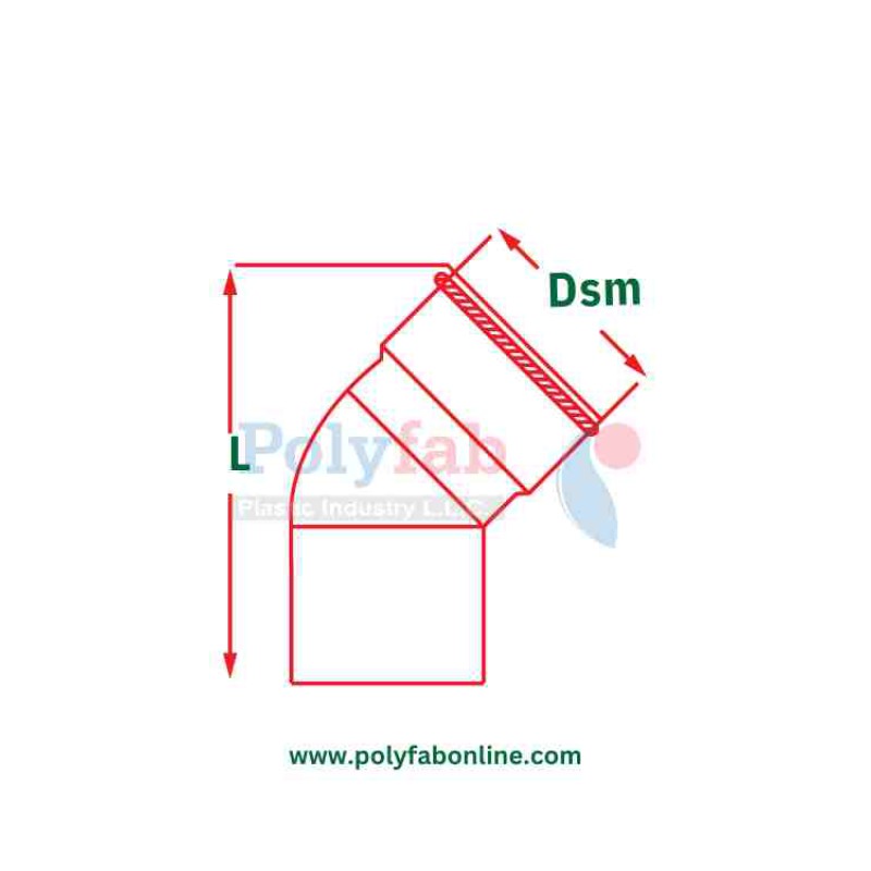 Elbow 45° R/R