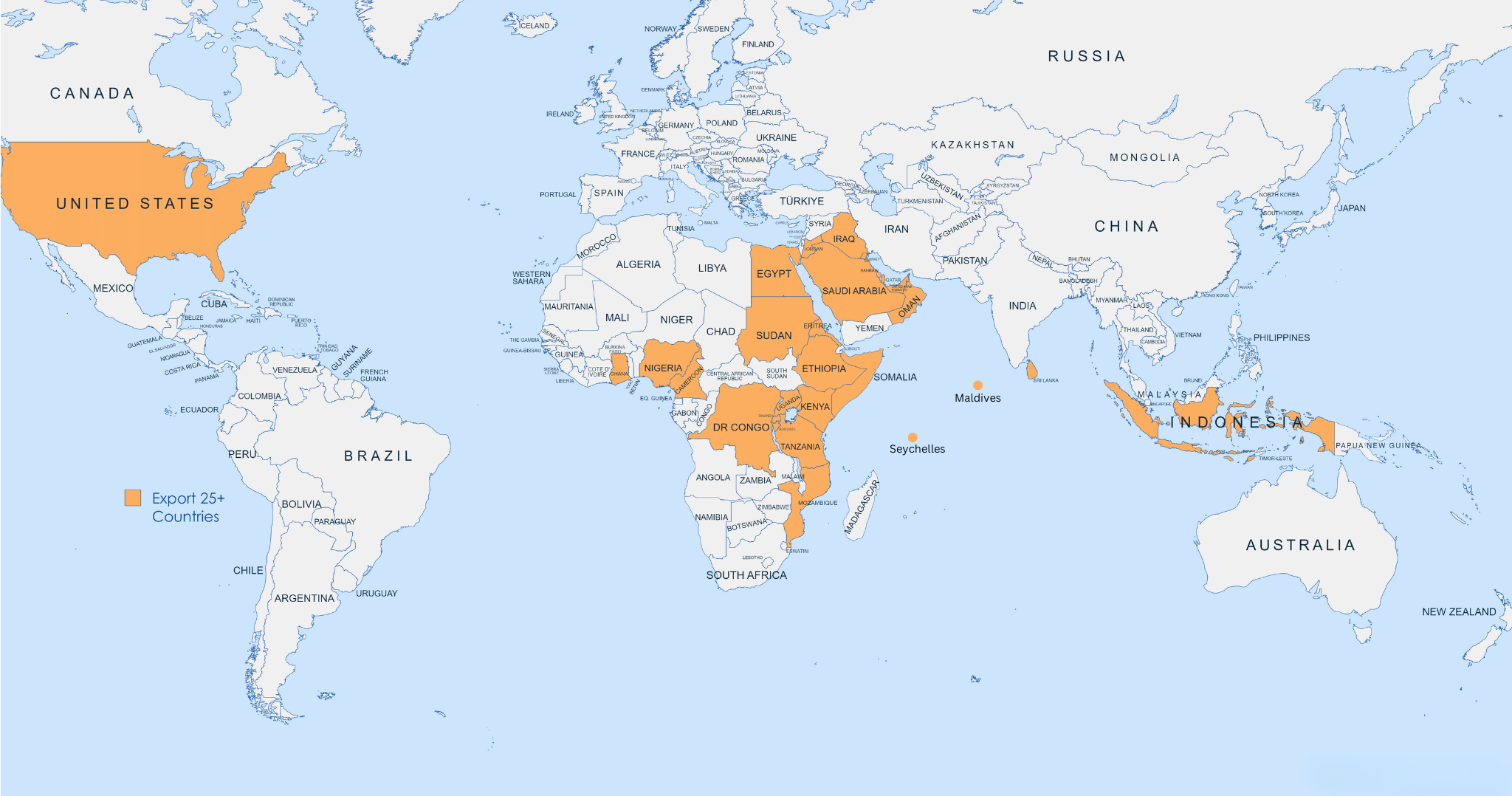 Polyfab Export Countries